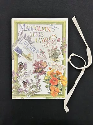 MARJOLEIN’S HERB GARDEN Marjolein Bastin Hallmark 1996 Book ONLY Booklet • $15