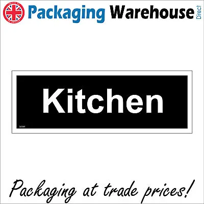 £15.57 • Buy Ge591 Kitchen Sign Door Plaque Diner Scullery Cooking Baking Dementia Friendly