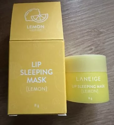 LANEIGE Lip Sleeping Mask In Lemon Travel Size 8g BNIB Nourish Soften Rare • £21.99