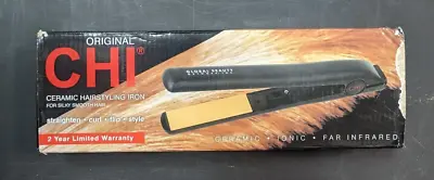 CHI Original 1  Dual Voltage Ceramic Hairstyling Iron GF1001 Black BRAND NEW • $36.22