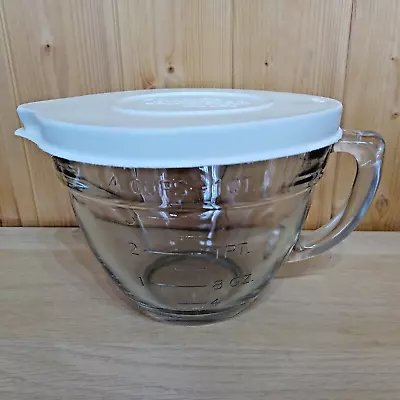 The Pampered Chef - 1 Litre Glass Jug / Batter Mixing Bowl With Airtight Lid • £29.99