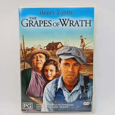 £7.56 • Buy The Grapes Of Wrath (1940, DVD) Region 4 B&W John Steinbeck 1940s Classic Film