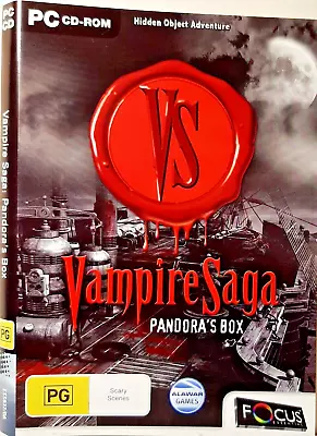 Vampire Saga: Pandora's Box - Pc Cd Rom • $4.95