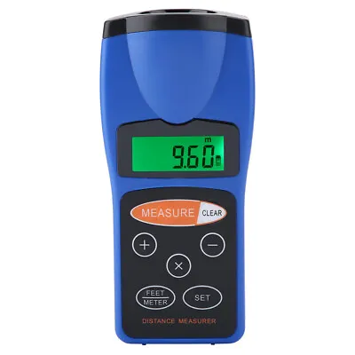 CP-3008 Digital Ultrasonic Distance Measure Handheld Finder Distance Meter✈ • £15.64