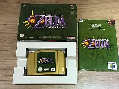 Nintendo 64 N64 Game - THE LEGEND OF ZELDA MAJORA'S MASK - Complete Retro • £94.95