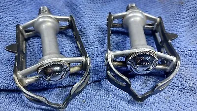 Used Pair Campagnolo Superleggeri Strada Black Campy Road Pedals L'Eroica • $69.50