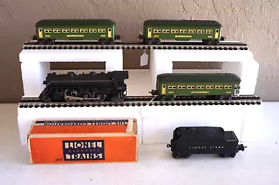 Lionel Train Set 224 Locomotive & 2666T Passenger Cars 2640 X2 2641 #H3 1576 • $32