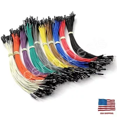40pcs 20cm Male To Female Pin Header Dupont Wire Color Jumper Cable For Arduino • $6.99