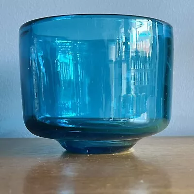 Vintage Mdina? Blue Glass Bowl Malta • £16