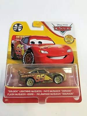 Mattel - Disney Pixar Cars -Target Exclusive -  'GOLDEN LIGHTNING McQUEEN   VHTF • $22