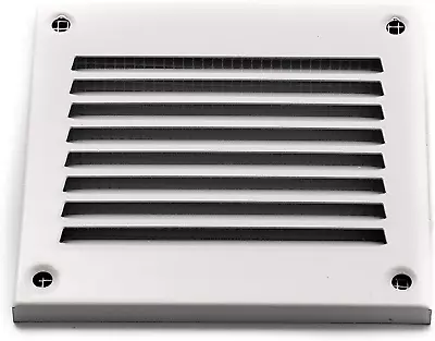 4'' X 4'' Inch White Air Vent Cover Metal Air Return Grill With Built In Pest Gu • $14.99