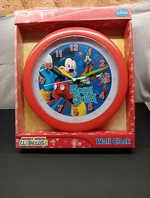 Vintage Disney  Mickey  Rock Star Clock New Unopened Wall Clock  • $9.99