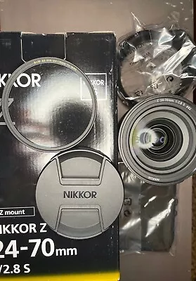 Nikon NIKKOR Z 24-70mm F/2.8 S Zoom Lens Original Box & Accessories • $1499