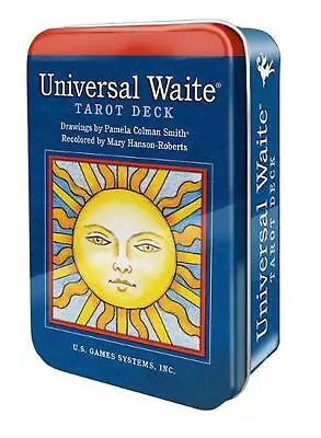 Universal Waite(r) Tarot Deck In A Tin By Mary Hanson-Roberts (English) • $19.91