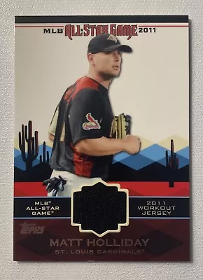 2011 Topps Update MLB All-Star Stitches Matt Holliday Event-Worn Jersey #AS-53 • $5.14