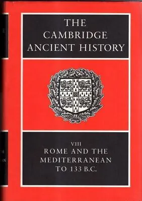 The Cambridge Ancient History: Volume 8 : F. W. Walbank (Editor) • £80