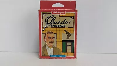 Waddingtons - Vintage Cluedo Card Game - Complete -Travel Size • £8.49