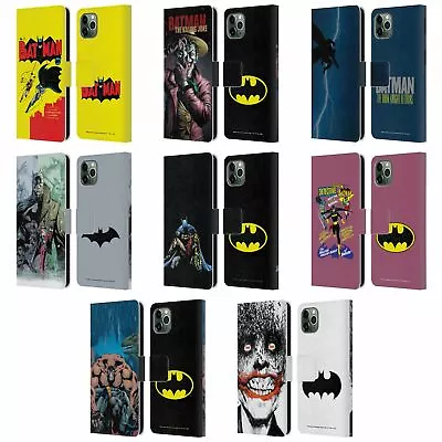 BATMAN DC COMICS FAMOUS COMIC BOOK COVERS LEATHER BOOK CASE FOR APPLE IPHONE • $38.45