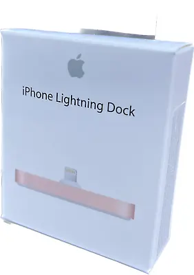 Genuine Official Apple Lightning USB Charging Base Dock Stand ROSE GOLD ML8L2AM • £19.99