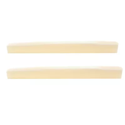 Musiclily Pro 2Pcs 73.66mm Compensated Bone Saddle For Martin Acoustic Guitar • $11.77