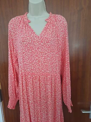 Marks Ans Spencer Pink Dress Nearly New Siz 12 • £10