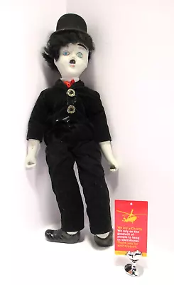 Charlie Chaplin Porcelain Doll 17                                             F5 • £5.95