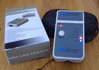 Network Cable Tester RJ45 Ethernet Cable Tester Lan Test Tool • £8