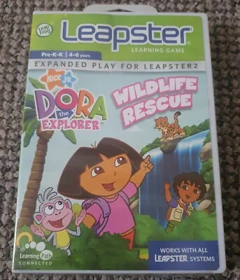 LeapFrog Leapster Game: Dora The Explorer Wildlife Rescue • £6.99