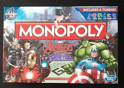 Marvel Avengers Monopoly Board Game - Hasbro - 2014 • £9.99