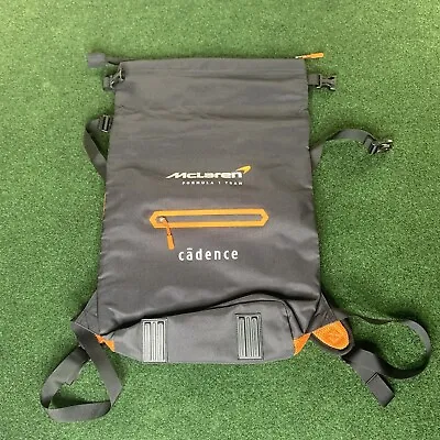 McLaren Formula 1 Team Zip And Roll Top Cadence Sponsor Branded Backpack • $39.99
