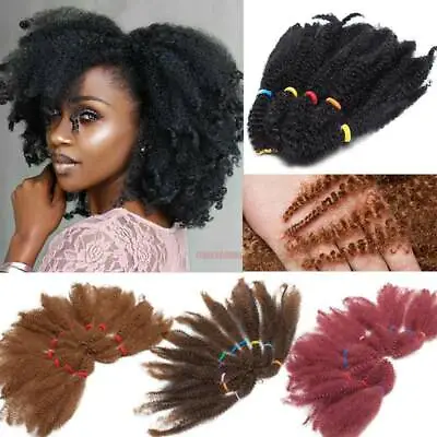 Natural Bob Marley Kinky For Twist Crochet Braid Hair Extensions Curly Afro Hair • $9.90
