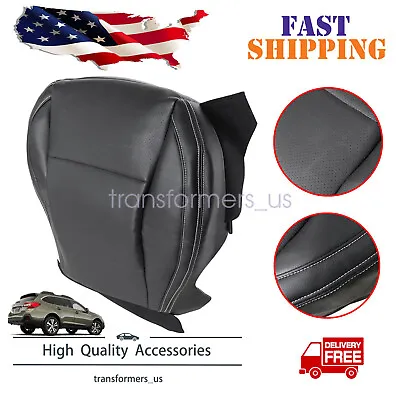 For 2015-2017 Subaru Outback Driver Perforated Leather Bottom Seat Cover Black • $53.25