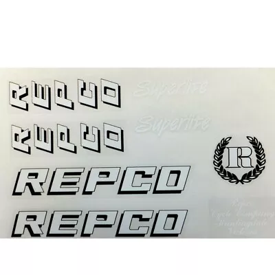 Repco Decals Choices For Vintage Retro Bicycle One Set Per Sale • $58