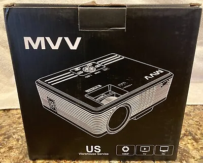 MVV MV-06  1080P Outdoor Mini Projector  100  16:9 Projection Screen [bundle] • $14.95