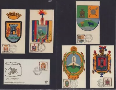 Ecuador 1960 Fdc Maximum Cards Pichincha Province Set Of 6 • $17.99