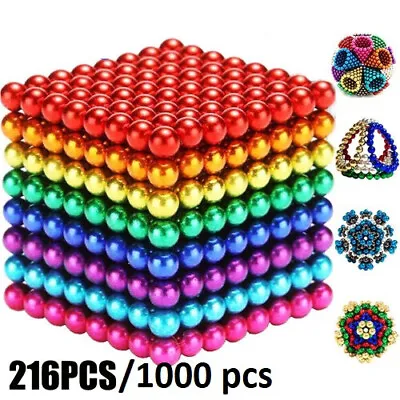 £13.99 • Buy Magnetic Stress Relief Building Blocks  1000pcs Magic Puzzle Balls