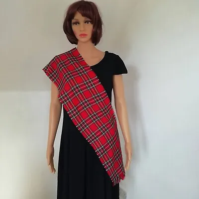 Royal Stewart Red Tartan Party Sash 72 Or 90  Length Scottish Dress Burns Night • £10.95