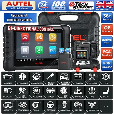 Autel MaxiCom MK808BT PRO Bluetooth Auto Car Full System Diagnostic OBD2 Scanner • £470