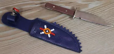 Vintage Kids Toy Knife With Plastic Sheath Souvenir Beaded • $9.75