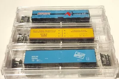 Micro Trains N Scale 40' Double Sheathed Wood Reefer Set Of 3 • $59.99