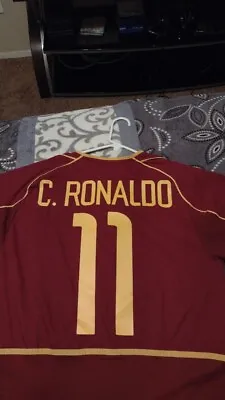 Rare Portugal C.Ronaldo 11 Home Jersey Kit  2002-2003 S21002AOG 182231 • $800