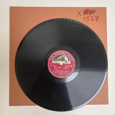 Indian Popular  ~ 78 RPM SHELLAC ~ HEAR ~  X1527 • $15