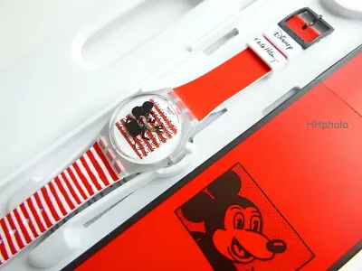 Swatch: SPECIAL EDITION   Mouse Marinière   Keith Haring/Disney (GZ352) New • $130.58