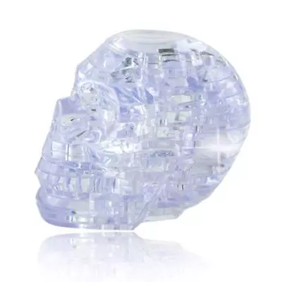 3D Crystal Puzzle Skeleton Head Toy DIY Building Blocks Gift • £11.11