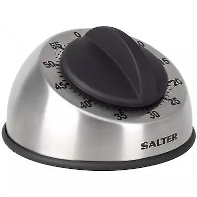 Salter Extended Ring Kitchen Timer Salter Chrome 337CRXR • £14.10