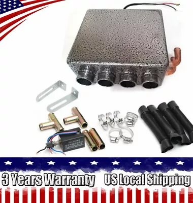 12V Universal Auto Cab Underdash Compact Heater Copper Tube + Speed Switch Fast • $58.90