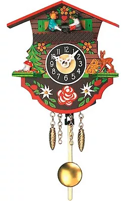 0110KQP Engstler Battery-Operated Clock-Mini Size With Music/Chimes-5  H X 5 ... • $116.84