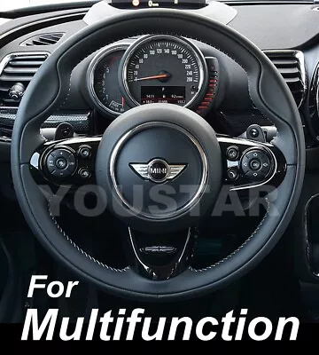 US STOCK Gloss Black Steering Wheel Trim For MINI Cooper JCW F54 F55 F56 F57 F60 • $39