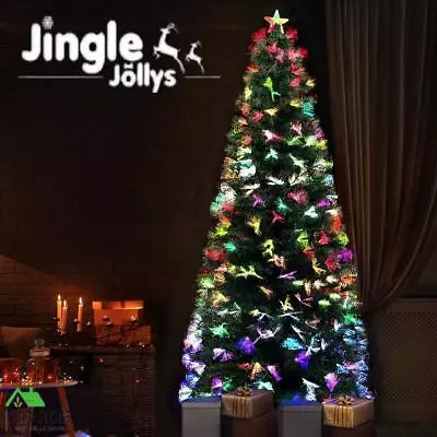 Jingle Jollys 2.1M 7FT LED Christmas Tree Xmas Multi Colour Lights Optic Fibre • $168.30