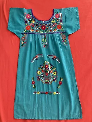 Mexican Oaxaca Hand Embroidered Dress • £77